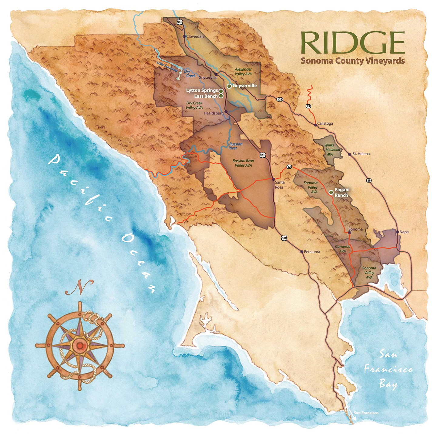 RIDGE Sonoma County Vineyards